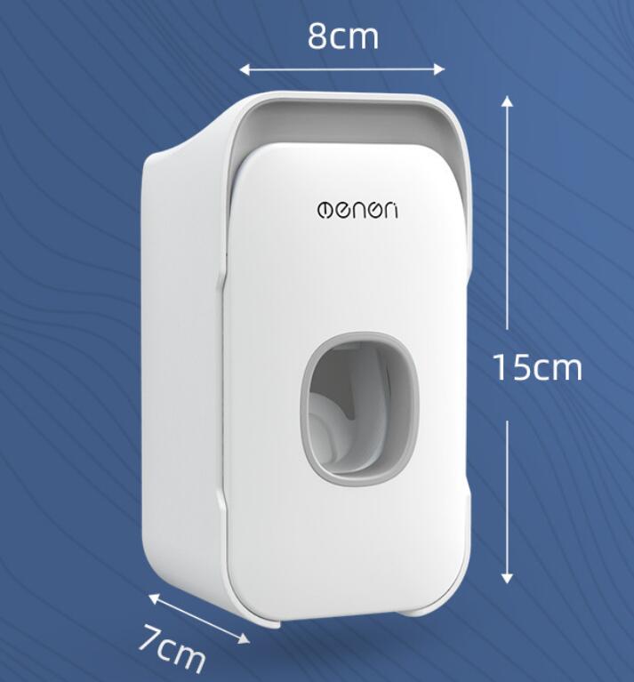 Automatic Toothpaste Dispenser & Toothbrush Holder