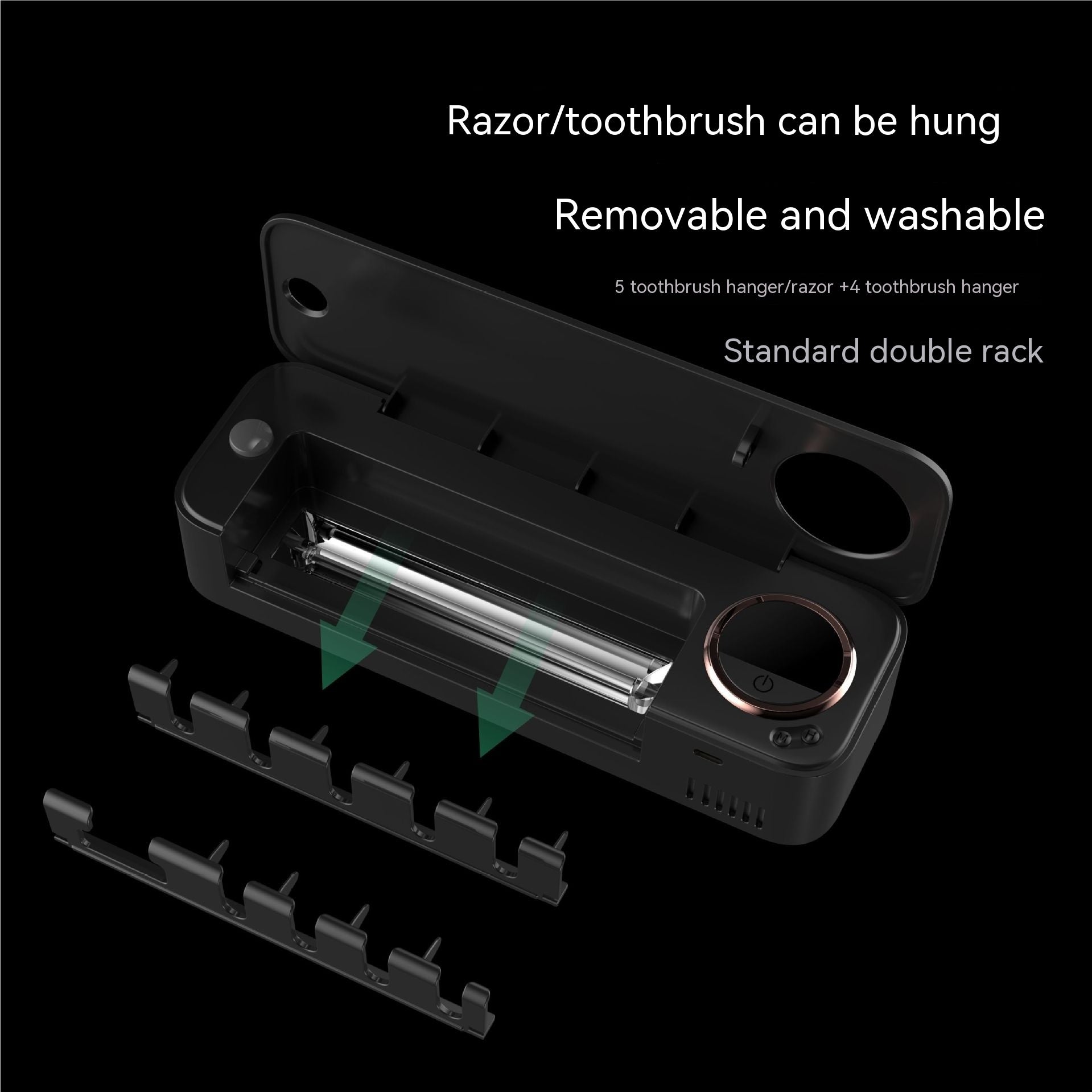 UV Toothbrush Cleaner & Holder